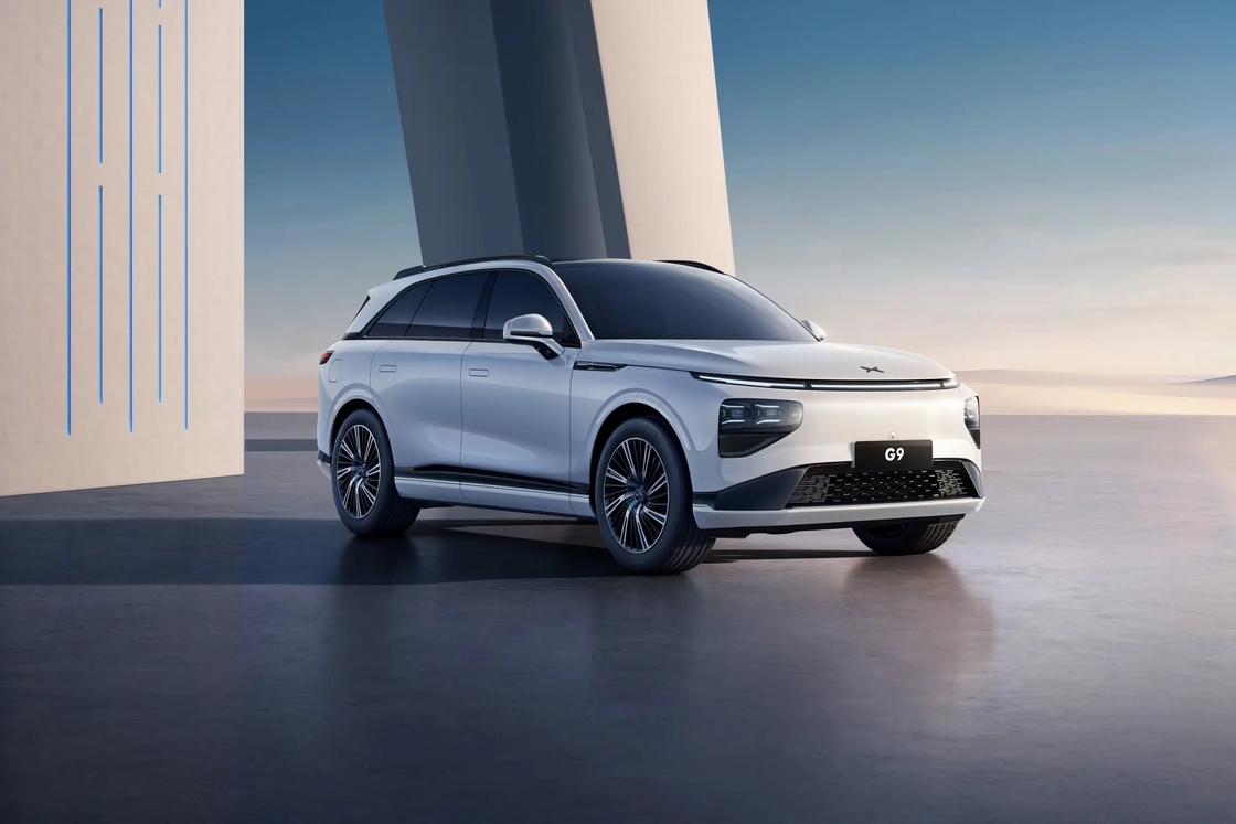 Middelgrote tot grote Xiaopeng elektrische auto 5 deuren 5 zitplaatsen Xpeng G9 Pure Electric SUV