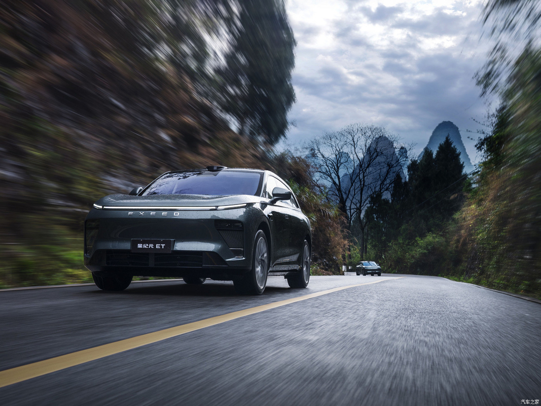 EXEED ET Chery Elektrische voertuigen 245 kW 650Nm koppel voor luxe en duurzame rit