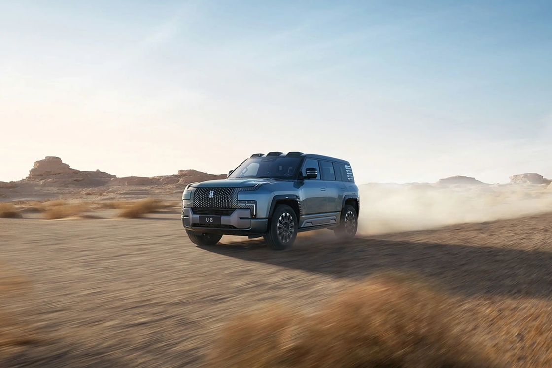 Nieuwe Off Road Jeep Elektrische SUV 4X4 Voertuig BYD Yangwang U8 Opkijkende Auto