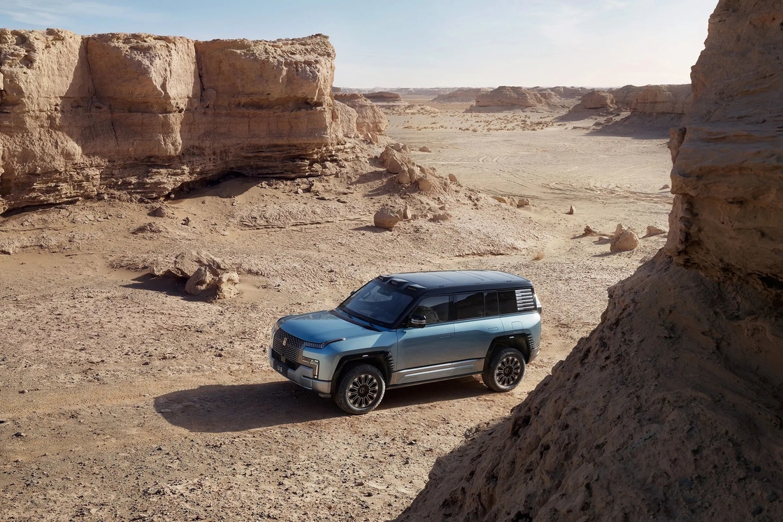 Nieuwe Off Road Jeep Elektrische SUV 4X4 Voertuig BYD Yangwang U8 Opkijkende Auto