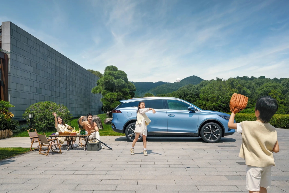 Luxe BYD Tang Electric Car EV 185Km/H Links Rijden Plug In Hybrid SUV