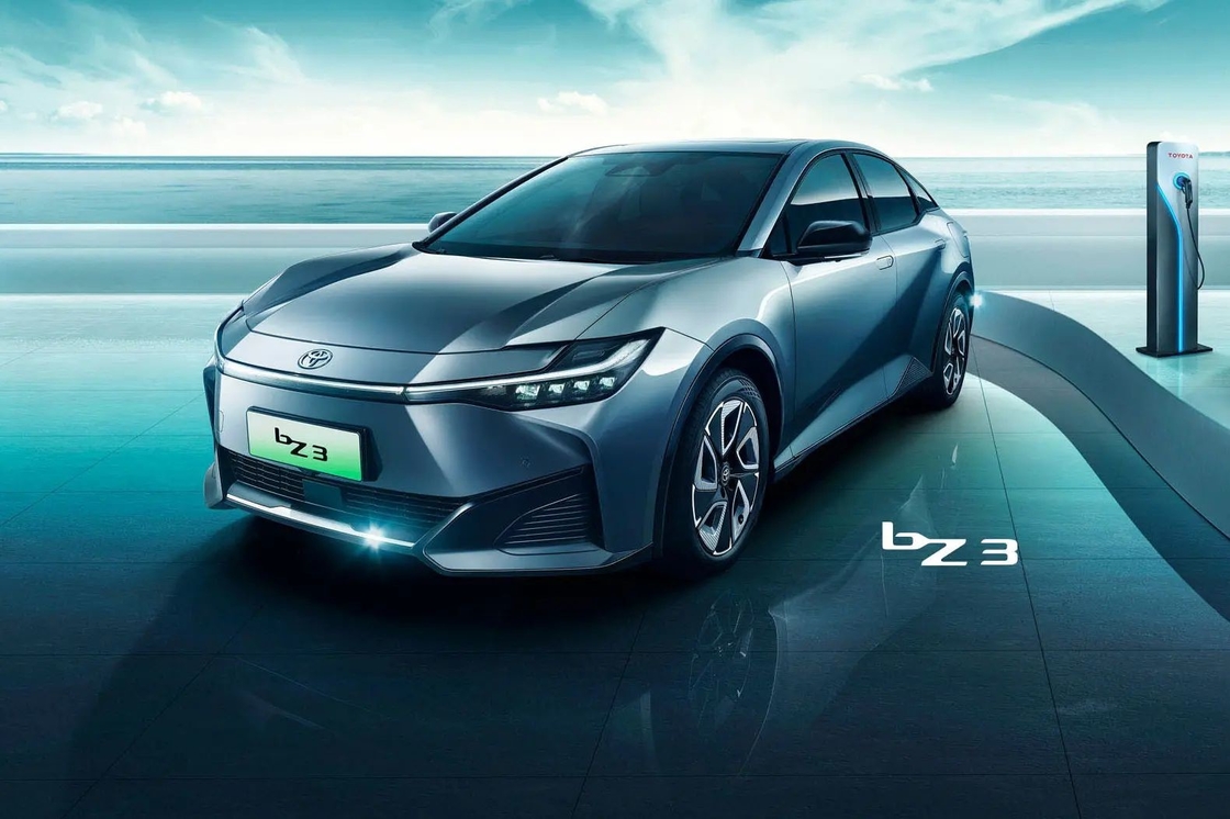 Midsize Toyota Electric Sedan 517km Elite PRO Pure Electric Toyota Bz3 EV