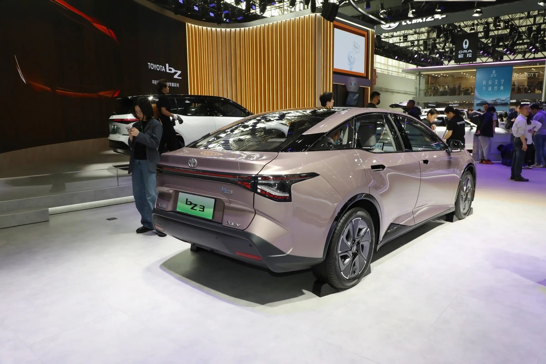 BZ3 Toyota Electric Car FWD Sedan Type Met Signature Grille Design