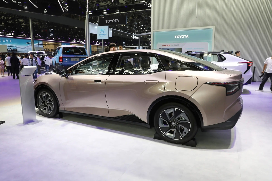 BZ3 Toyota Electric Car FWD Sedan Type Met Signature Grille Design