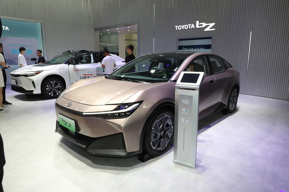 BZ3 Toyota Electric Car FWD Sedan Type Met Signature Grille Design