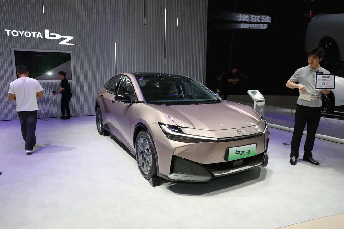 160km/h Maximale snelheid Toyota BZ3 Electric Sedan Mid-size Toyota EV Cars
