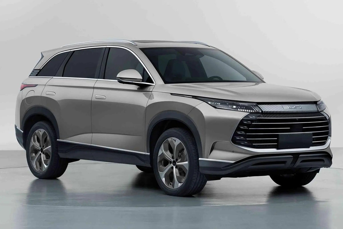 BYD Electric Car Frigate 07 Glory Edition Zeshoekig ontwerp Schelp Witte interieurkleur