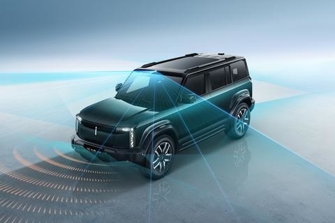 150 km/uur Links stuur Chery Elektrische auto iCAR 03 Met comfortabele rijervaring
