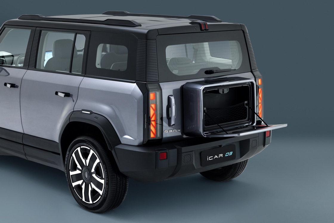 Icar 03 Chery Elektrische auto 5 deuren 5 zitplaatsen SUV Snel opladen 0,5 uur