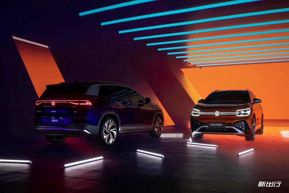 VW ID6 7 zitplaatsen Volkswagen Elektrisch voertuig SUV ID 6 Crozz PRO Elektrische auto's