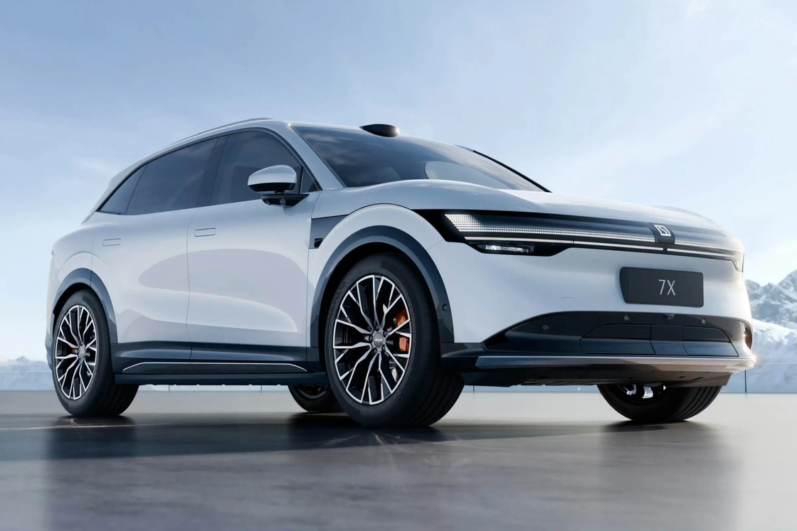 Geely Auto 2024 Zeekr 7X Smart New Energy Vehicles 210km High Speed Electric Car Ev Volwassenen Voertuig Goedkope EV Auto