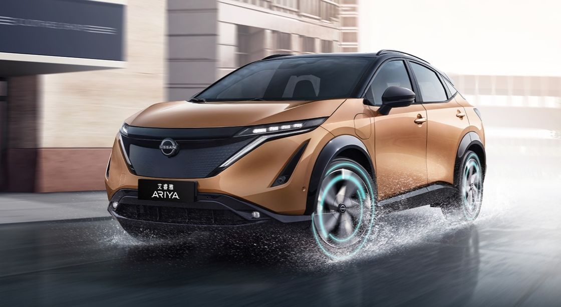 Nissan Ariya 4WD EV 2023 Nieuwe energie EV Elektrische auto Automobil Export-in Stock Elektrisch voertuig Gebruikt