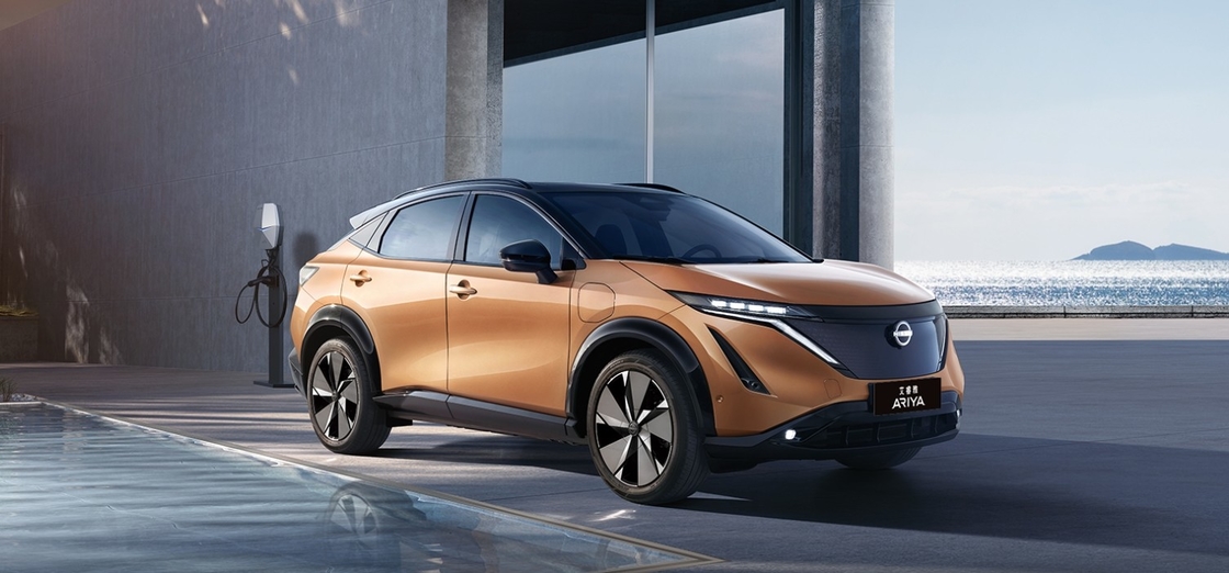 Engelse versie DC Fast Charge High Speed Motor Ariya Intelligent Luxury SUV Pure Electric Car