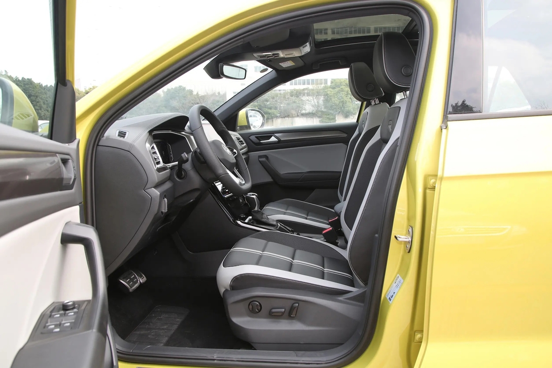 Warm te koop 2024 Gebruikte VW T-Roc 280 Tsi Compact SUV Benzinevoertuig 1.4t Benzinevoertuig Maximale snelheid 200 Km/H 5 zitplaatsen Auto