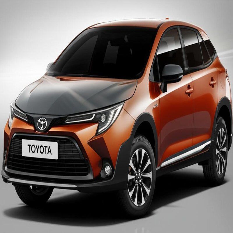 Multi-kleuren Toyota auto met een cilinderinhoud van 1000-1600CC en een brandstoftankcapaciteit van 50-80L